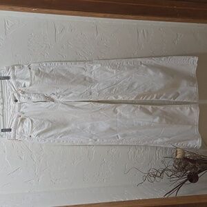 H&M Cream Flare & Wide Leg Jeans